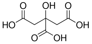 Citric Acid Molecular formula